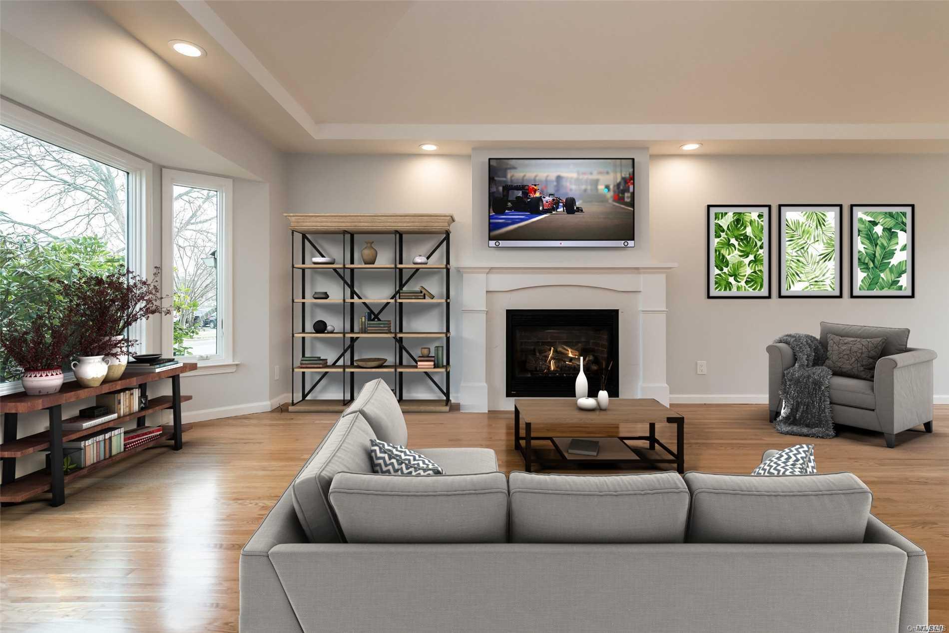 2 Michael Road Syosset, NY 11791 - Photo 1 of 1 Virtually Staged Living Room