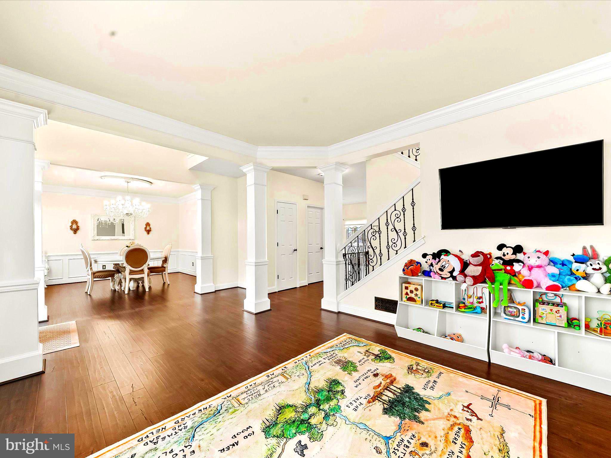 3033 Honeymead Road Downingtown, PA 19335 - Photo 26 of 47 a living room with furniture and a flat screen tv