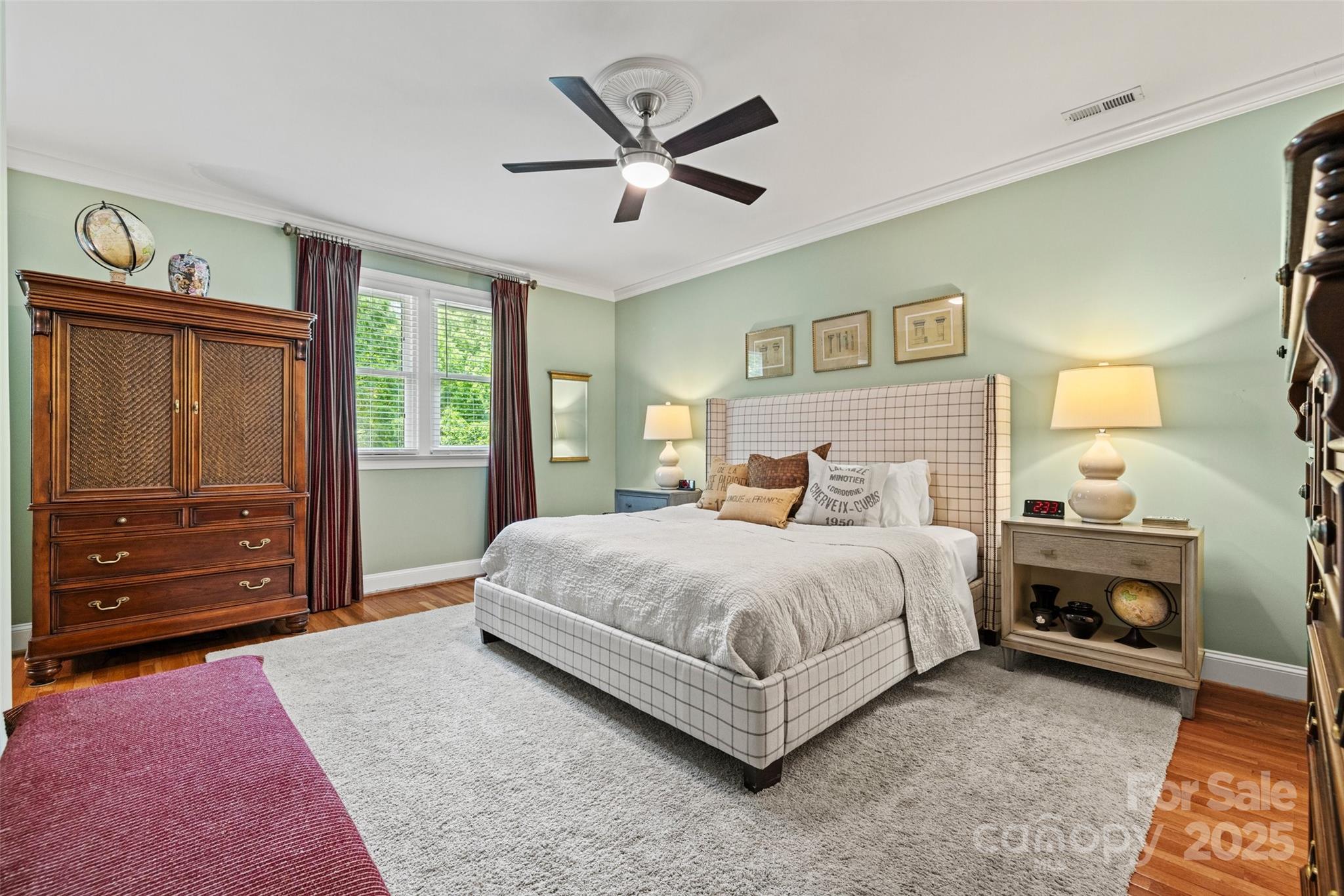2329 Club Road Charlotte, NC 28205 - Photo 24 of 48 a spacious bedroom with a bed and dresser