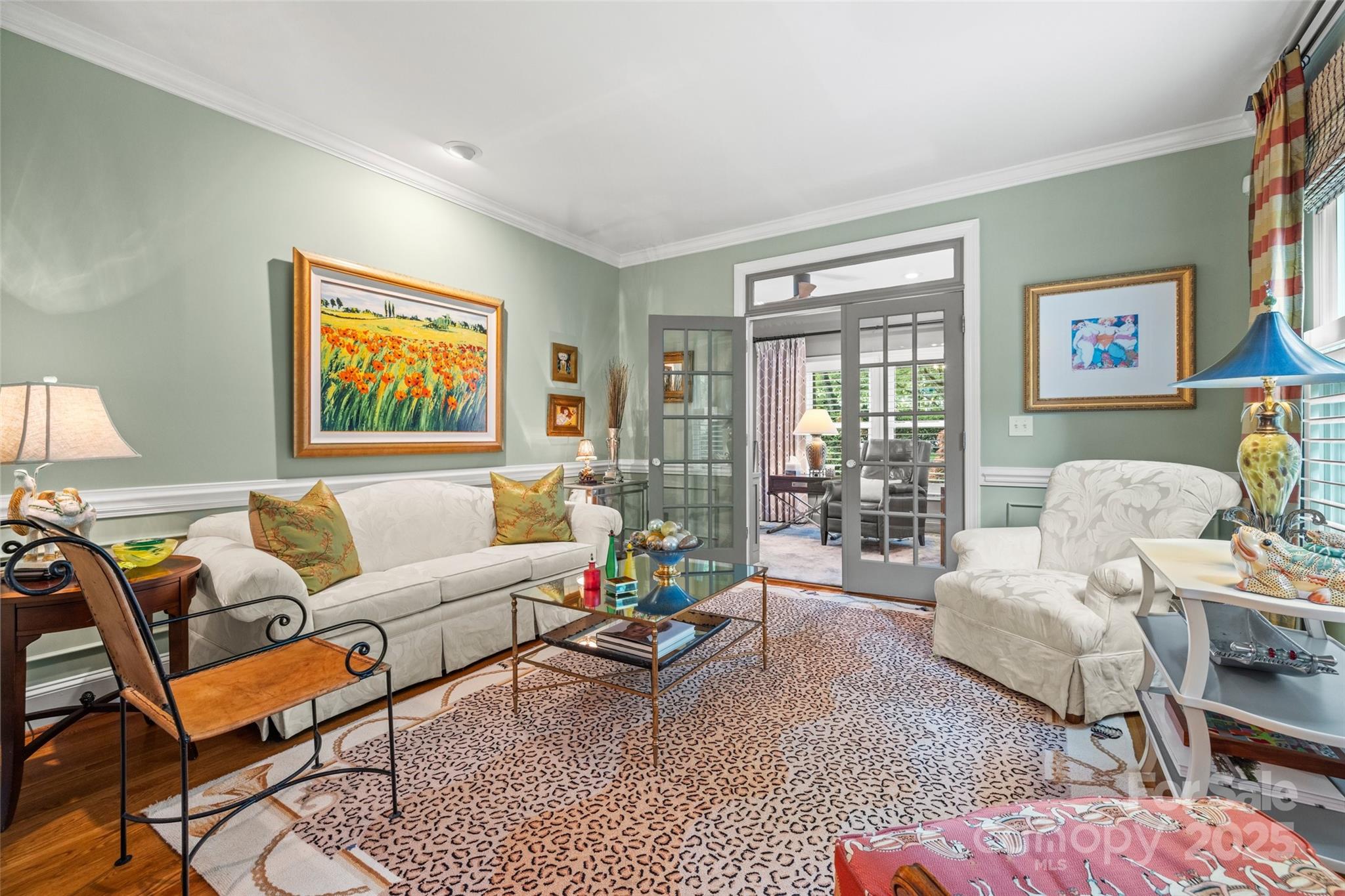 2329 Club Road Charlotte, NC 28205 - Photo 6 of 48 a living room with furniture and a large window