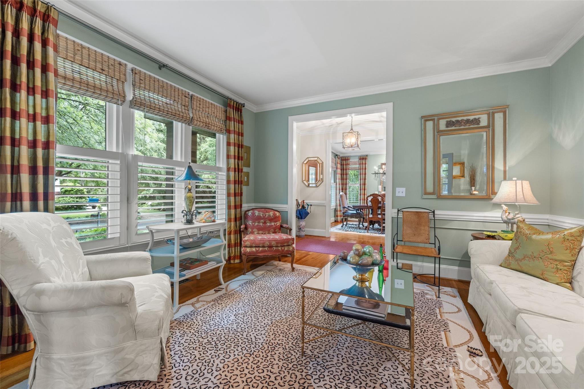 2329 Club Road Charlotte, NC 28205 - Photo 7 of 48 a living room with furniture and a large window