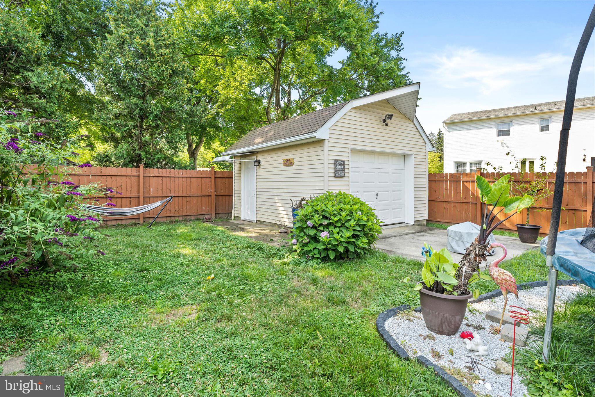 15 Decou Avenue Ewing, NJ 08628 - Photo 30 of 33 a view of a backyard with plants and a garden