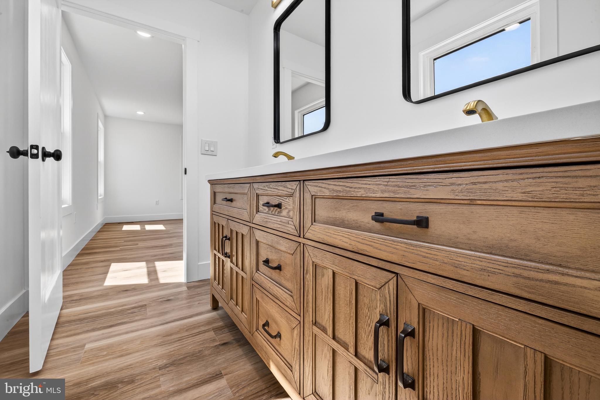 551 Park Road Stanley, VA 22851 - Photo 35 of 83 a view of a hallway with wooden floor and staircase