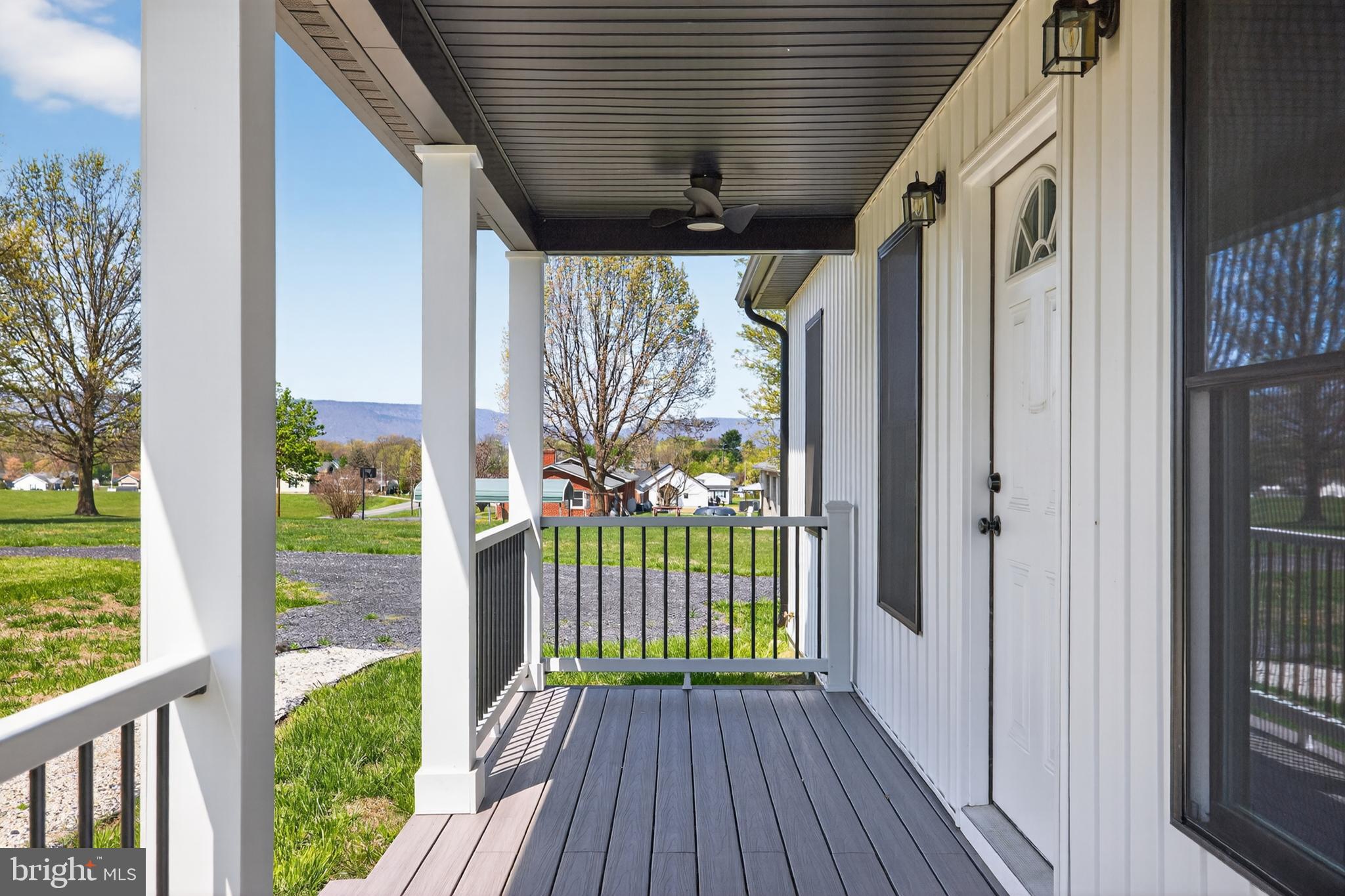 551 Park Road Stanley, VA 22851 - Photo 52 of 83 a view of a balcony with wooden floor