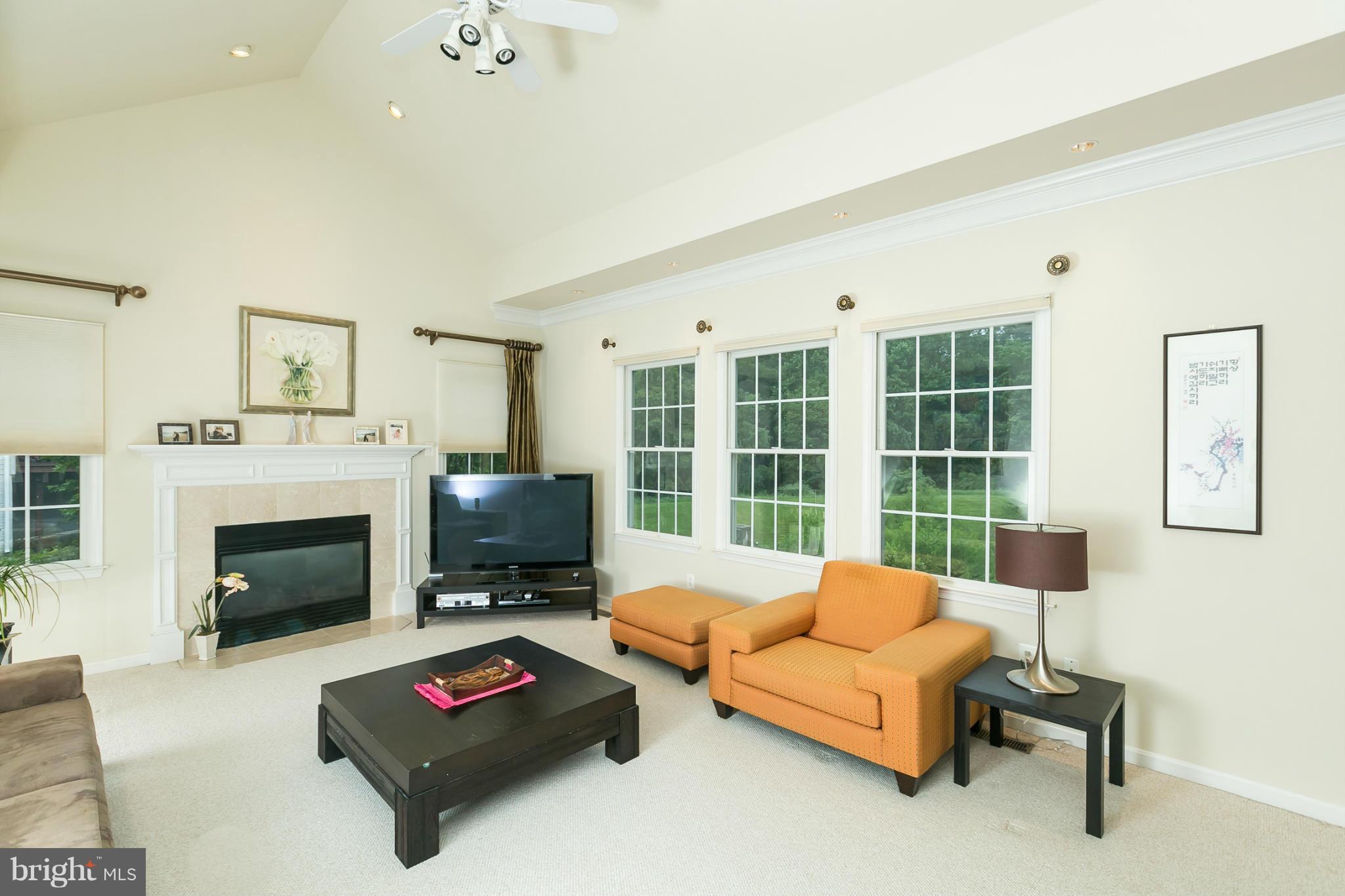 5052 Jericho Road Columbia, MD 21044 - Photo 13 of 30 Family Room w/cathedral ceiling,custom lighting