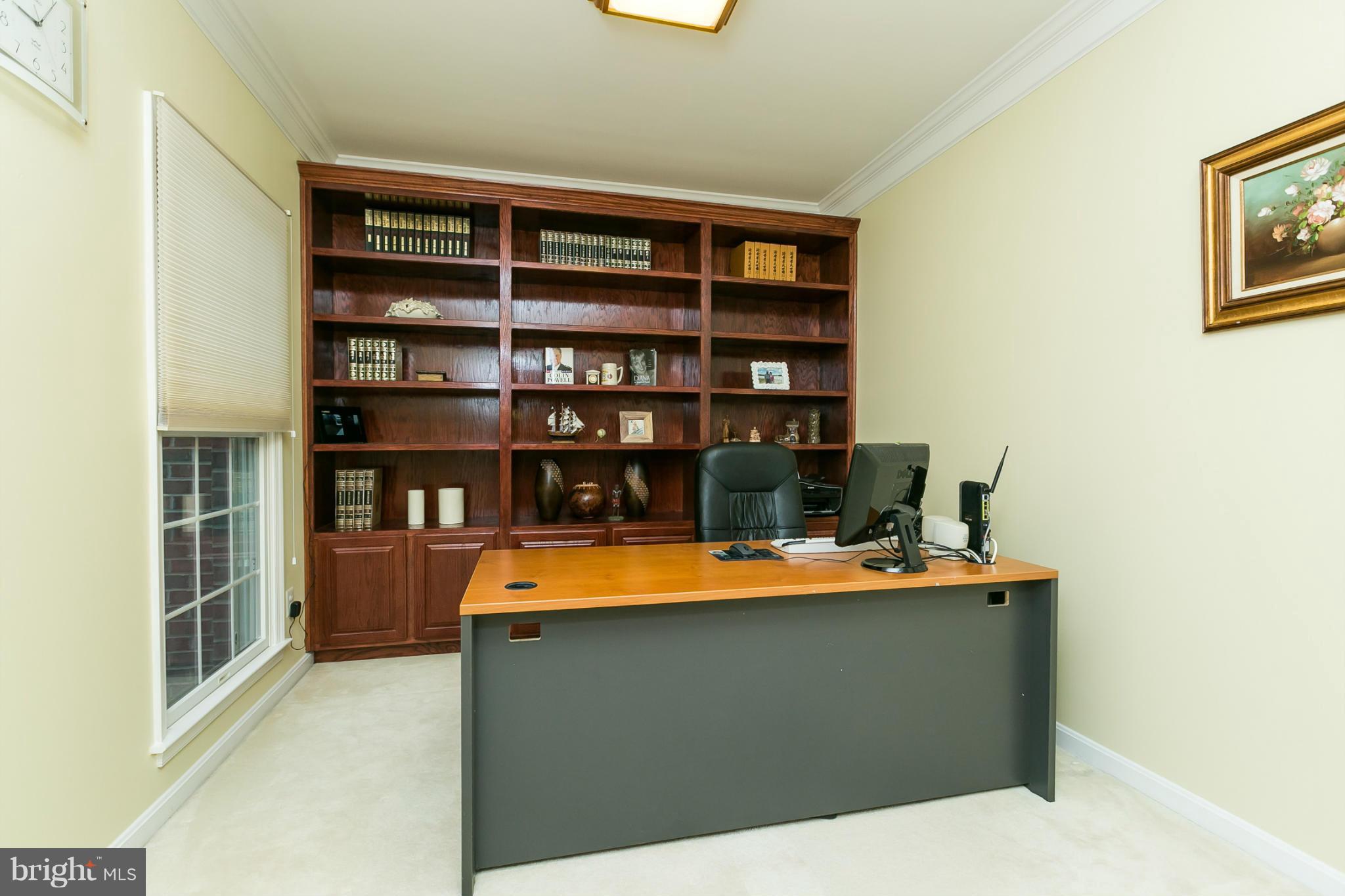5052 Jericho Road Columbia, MD 21044 - Photo 5 of 30 library w/built in bookcase