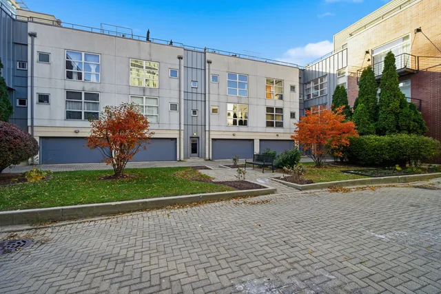 a view of a building and a yard