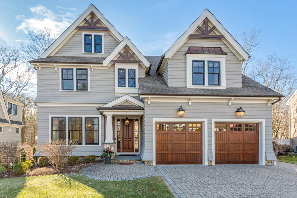 9 Vine Brook Road Lexington, MA 02421 - Photo 1 of 5 a front view of a house with yard