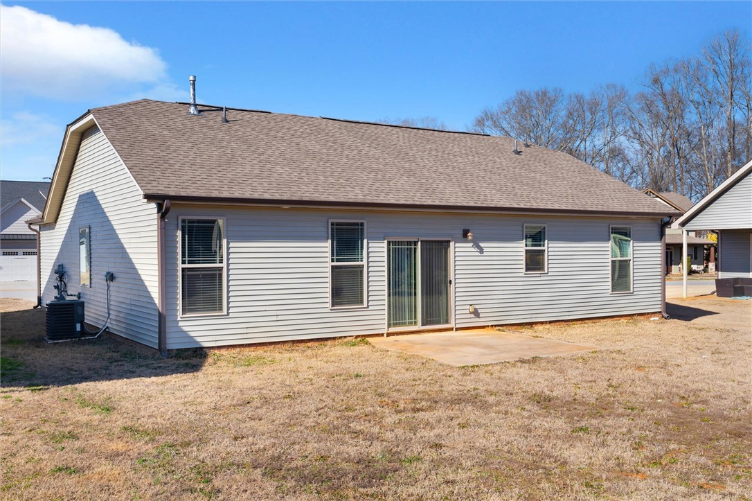 155 Norfolk Circle Anderson, SC 29625 - Photo 24 of 33 This home features a private backyard with a spacious patio, perfect for outdoor enjoyment.