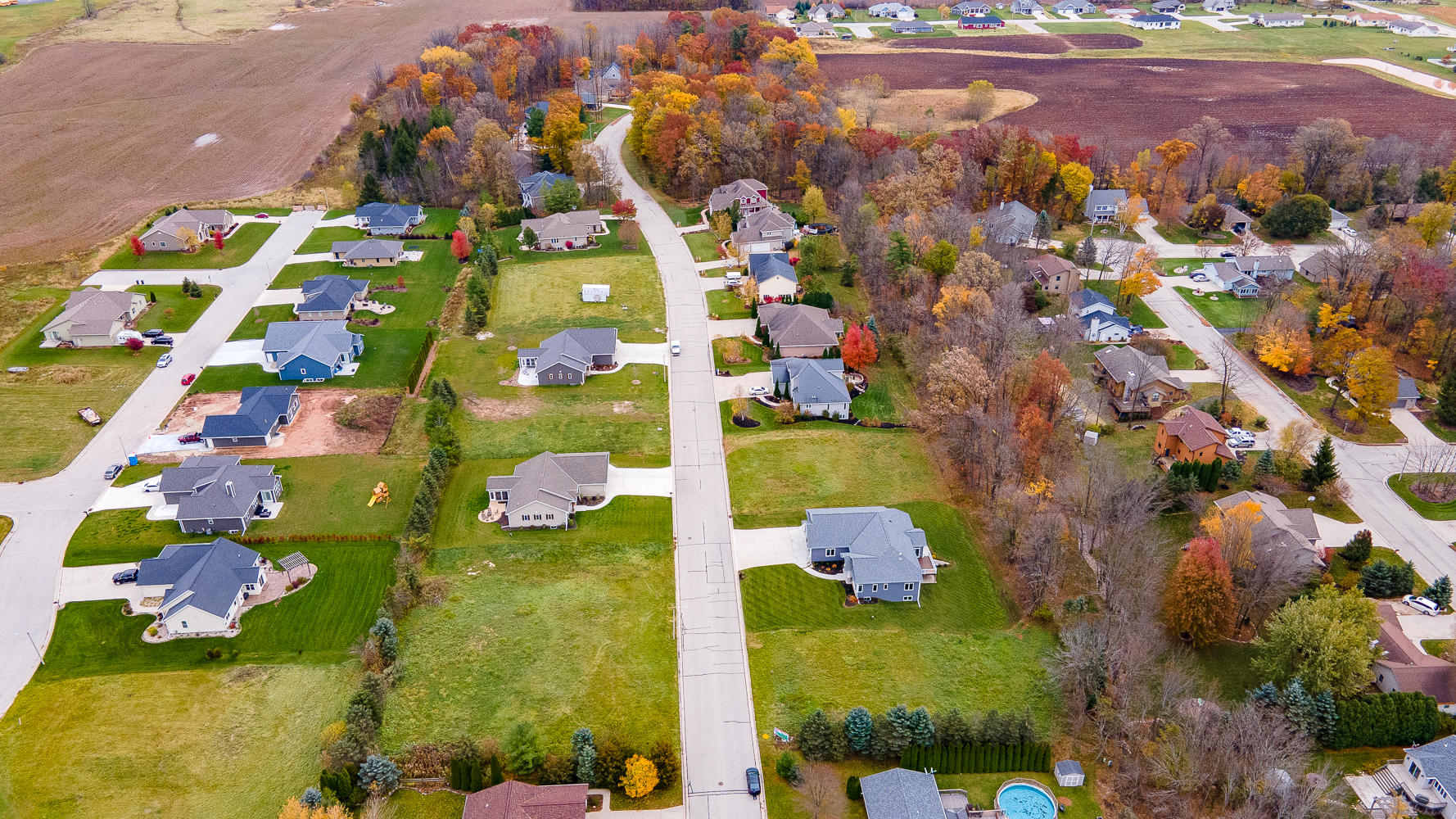 Lt1 Oriole Lane Howards Grove, WI 53083 - Photo 7 of 9 Aerial View