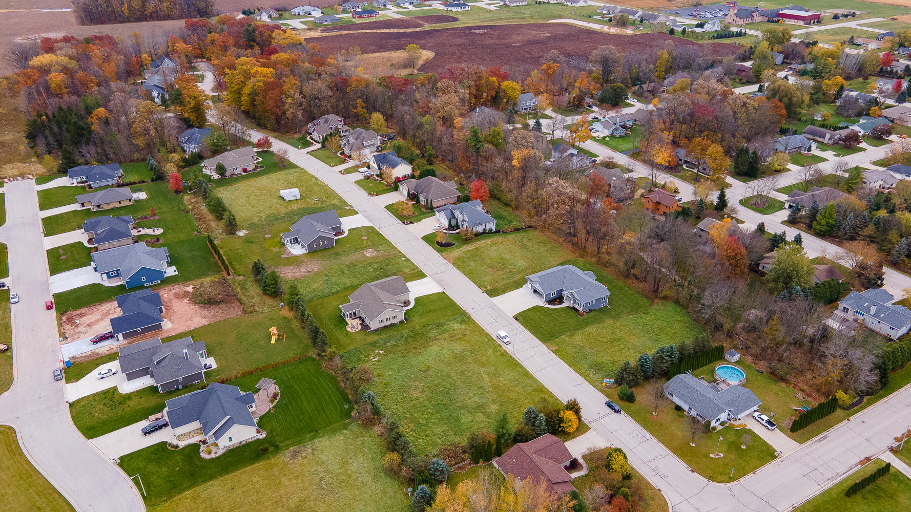 Lt1 Oriole Lane Howards Grove, WI 53083 - Photo 8 of 9 Aerial View