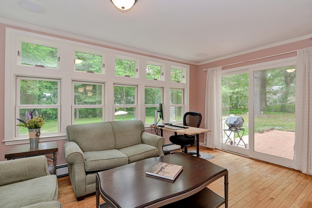1 Ivy Lane Ashland, MA 01721 - Photo 15 of 42 a living room with furniture and floor to ceiling windows