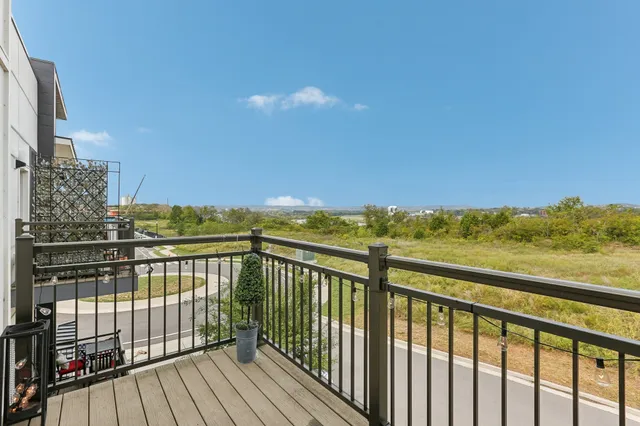 a view of city with balcony