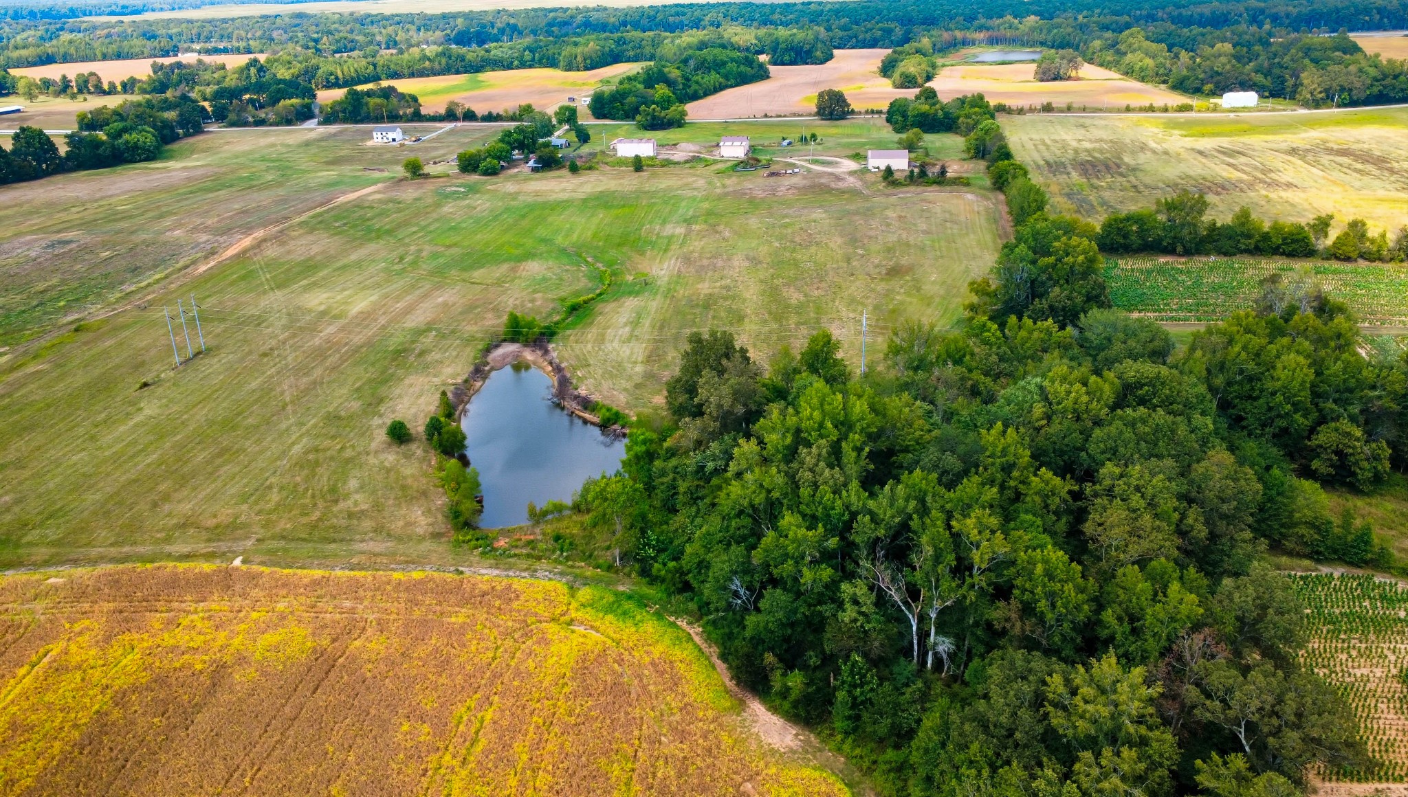 22 Indian Mound Road Woodlawn, TN 37191 - Photo 8 of 29 an aerial view of residential houses with outdoor space and swimming pool