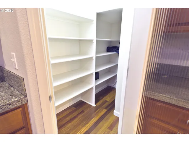 a view of wooden floor in a room