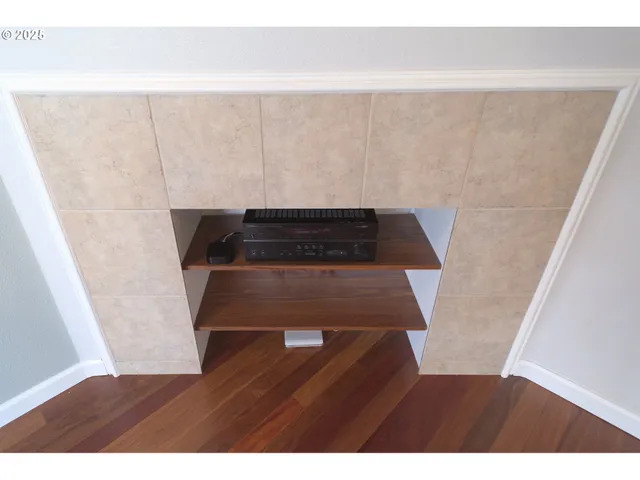 a view of wooden floor