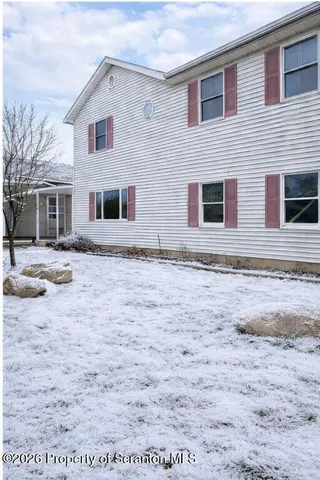 a backyard of a house