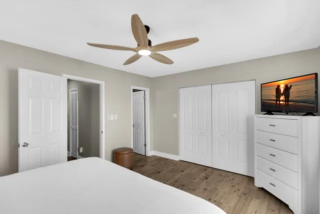 a view of living room with furniture and flat screen tv