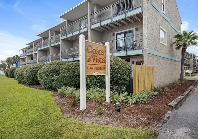 a sign on the side of a building