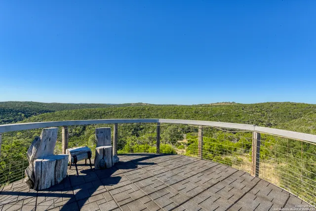 a view of ocean from balcony