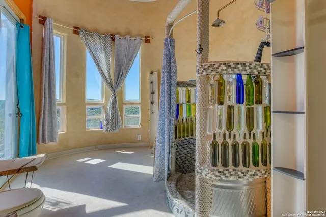 a view of a outdoor space with seating