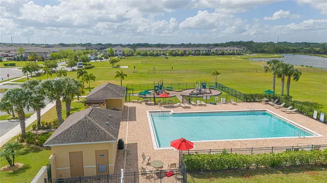 a view of a city with an ocean