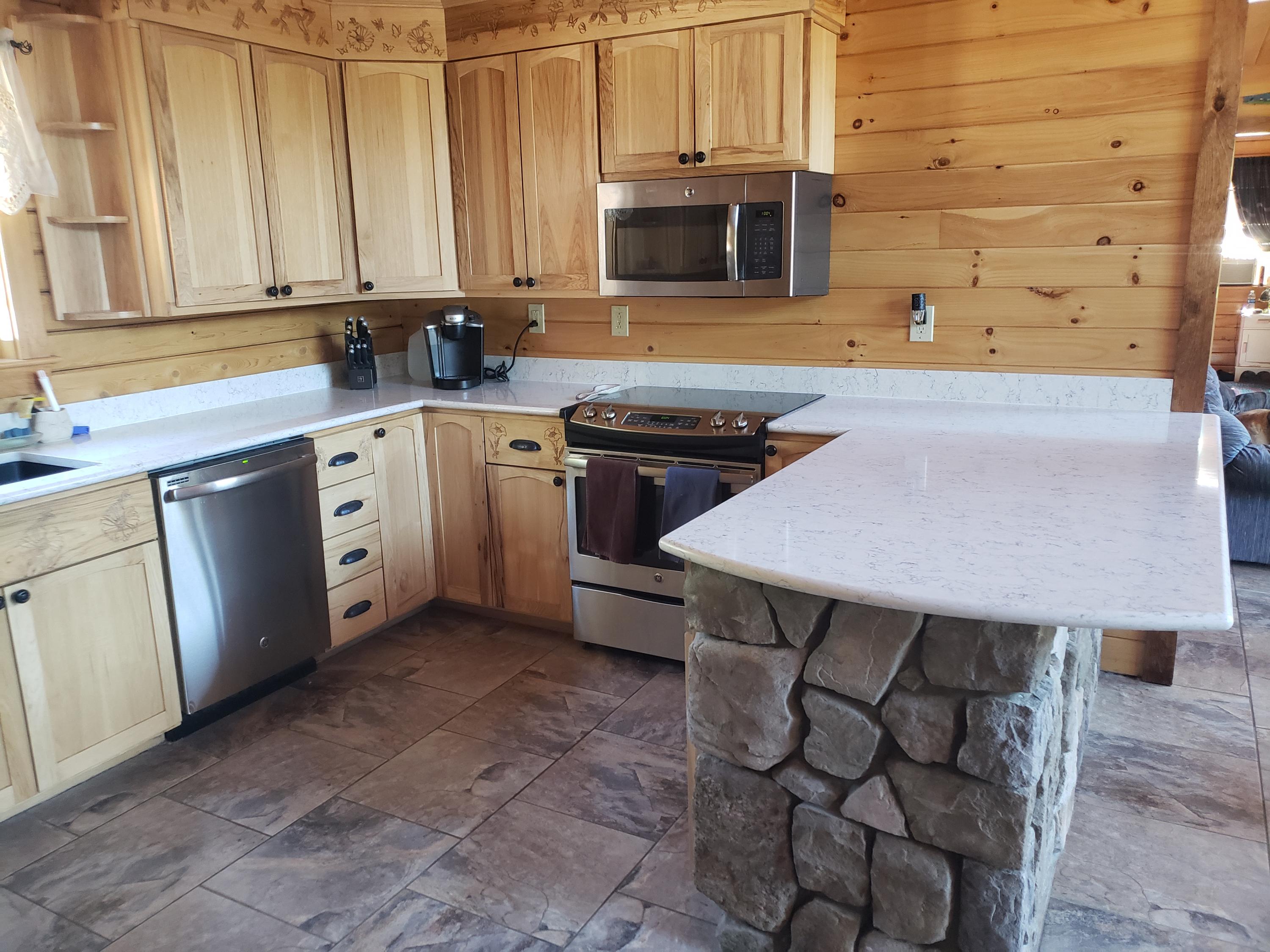 212 Campground Road Livermore Falls, ME 04254 - Photo 23 of 61 Custom made hickory cabinets.