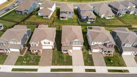 an aerial view of houses