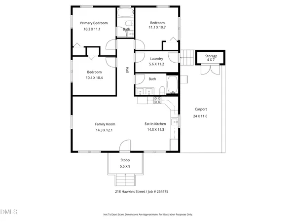 $274,999 | 218 Hawkins Street, Franklinton, NC 27525