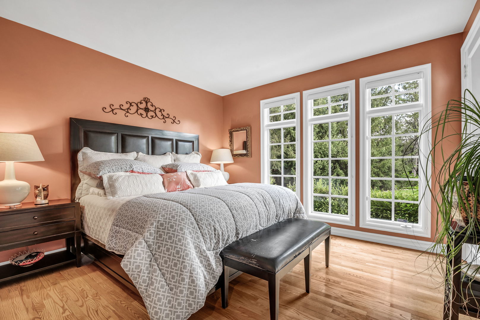 210 Indian Trail Road Oak Brook, IL 60523 - Photo 18 of 48 a bed room with a bed and a chair