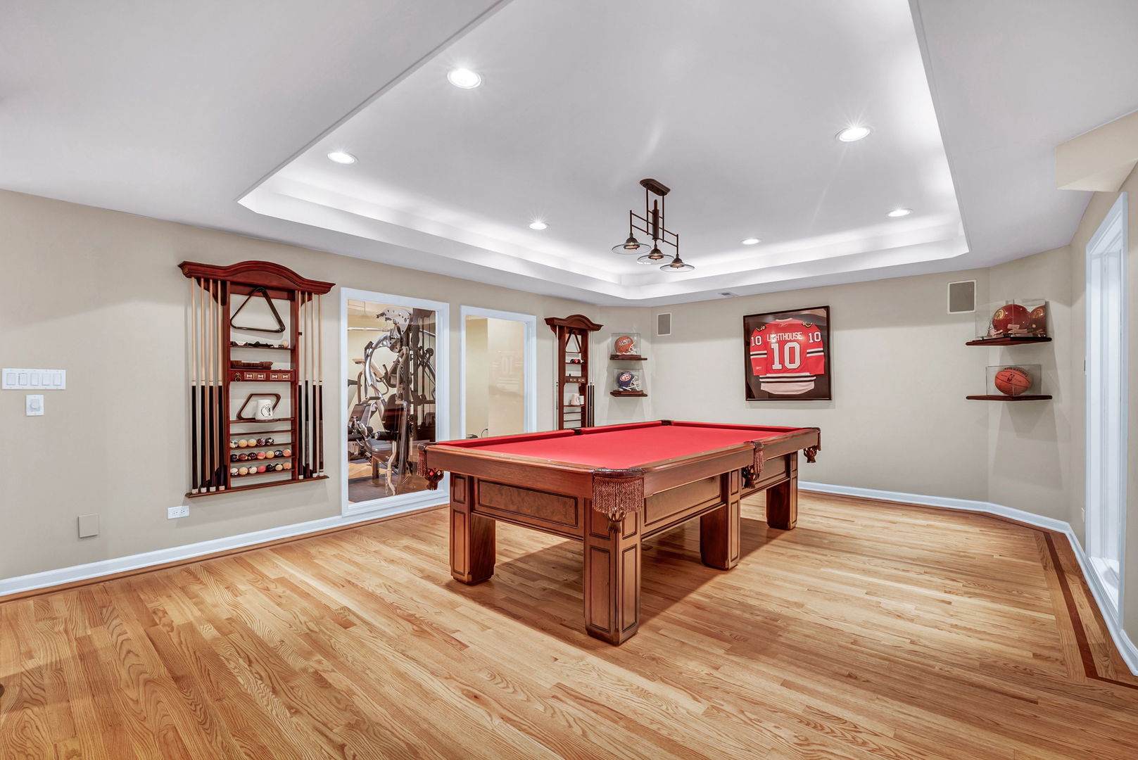 210 Indian Trail Road Oak Brook, IL 60523 - Photo 29 of 48 a room with pool table and window