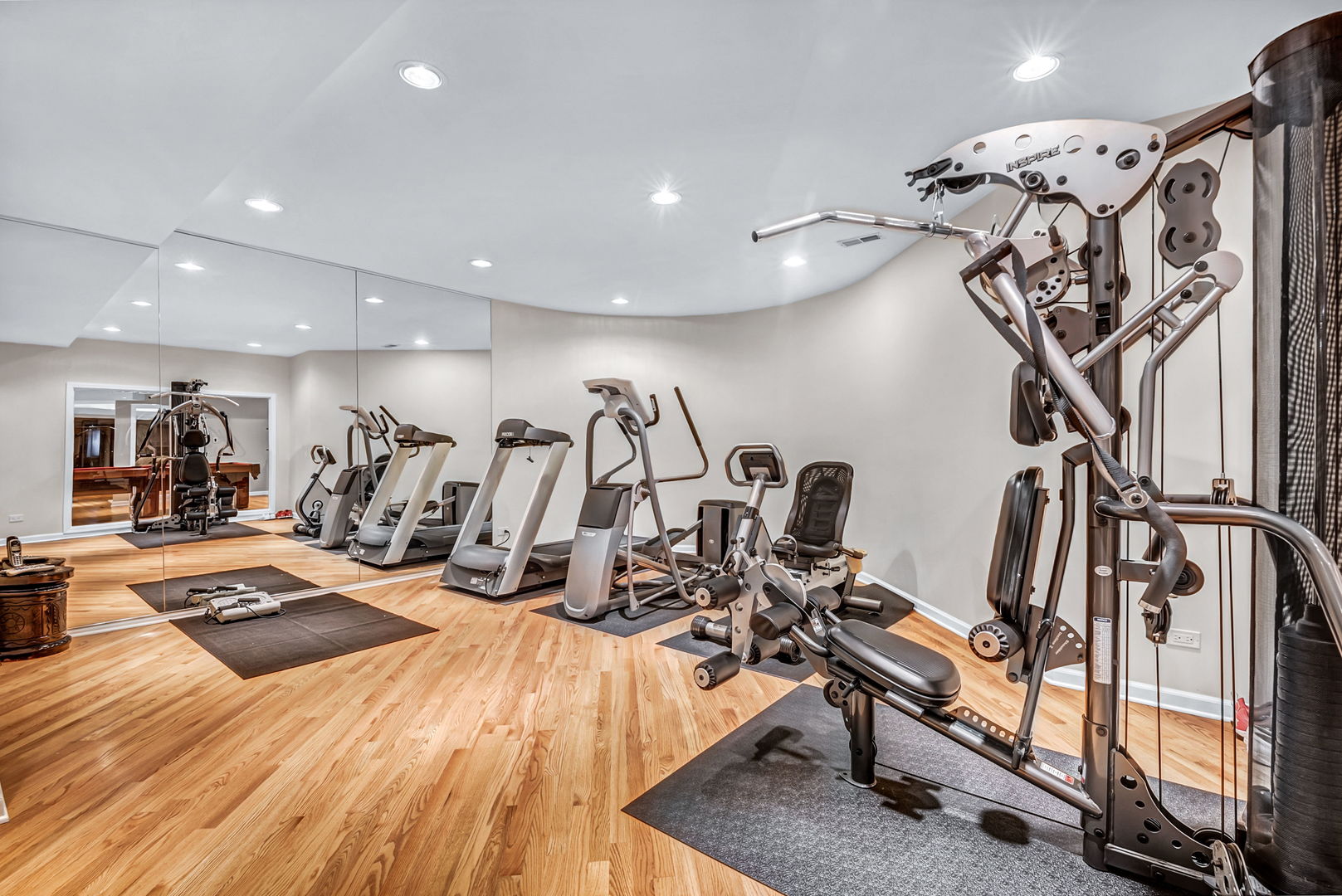 210 Indian Trail Road Oak Brook, IL 60523 - Photo 33 of 48 a view of a room with gym equipment