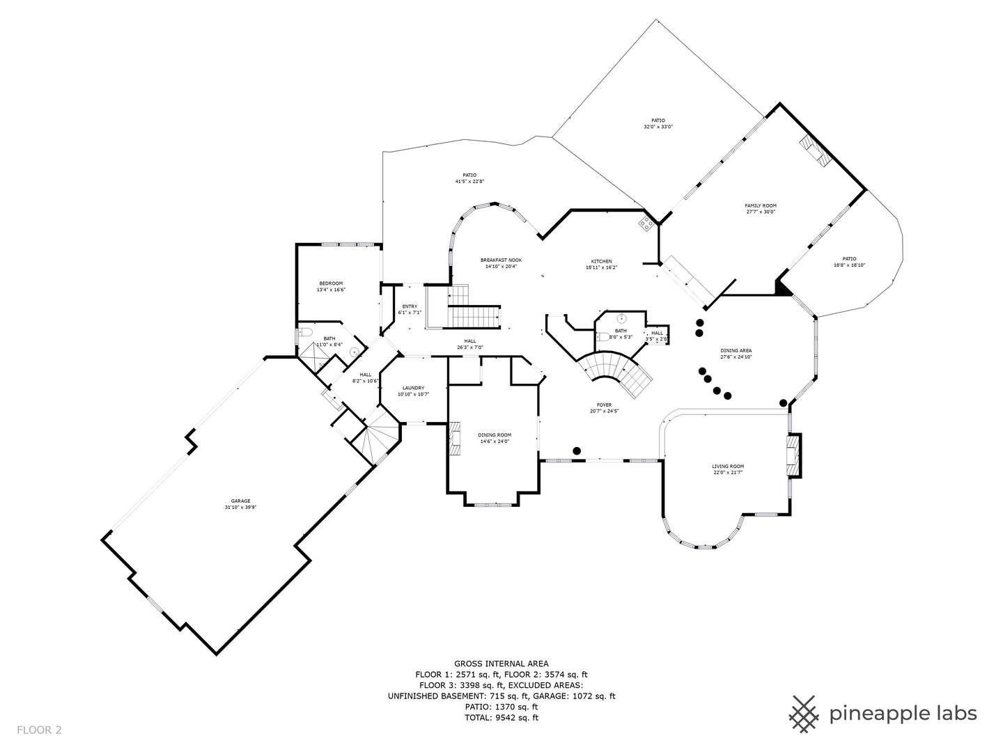 210 Indian Trail Road Oak Brook, IL 60523 - Photo 44 of 48 a picture of floor plan