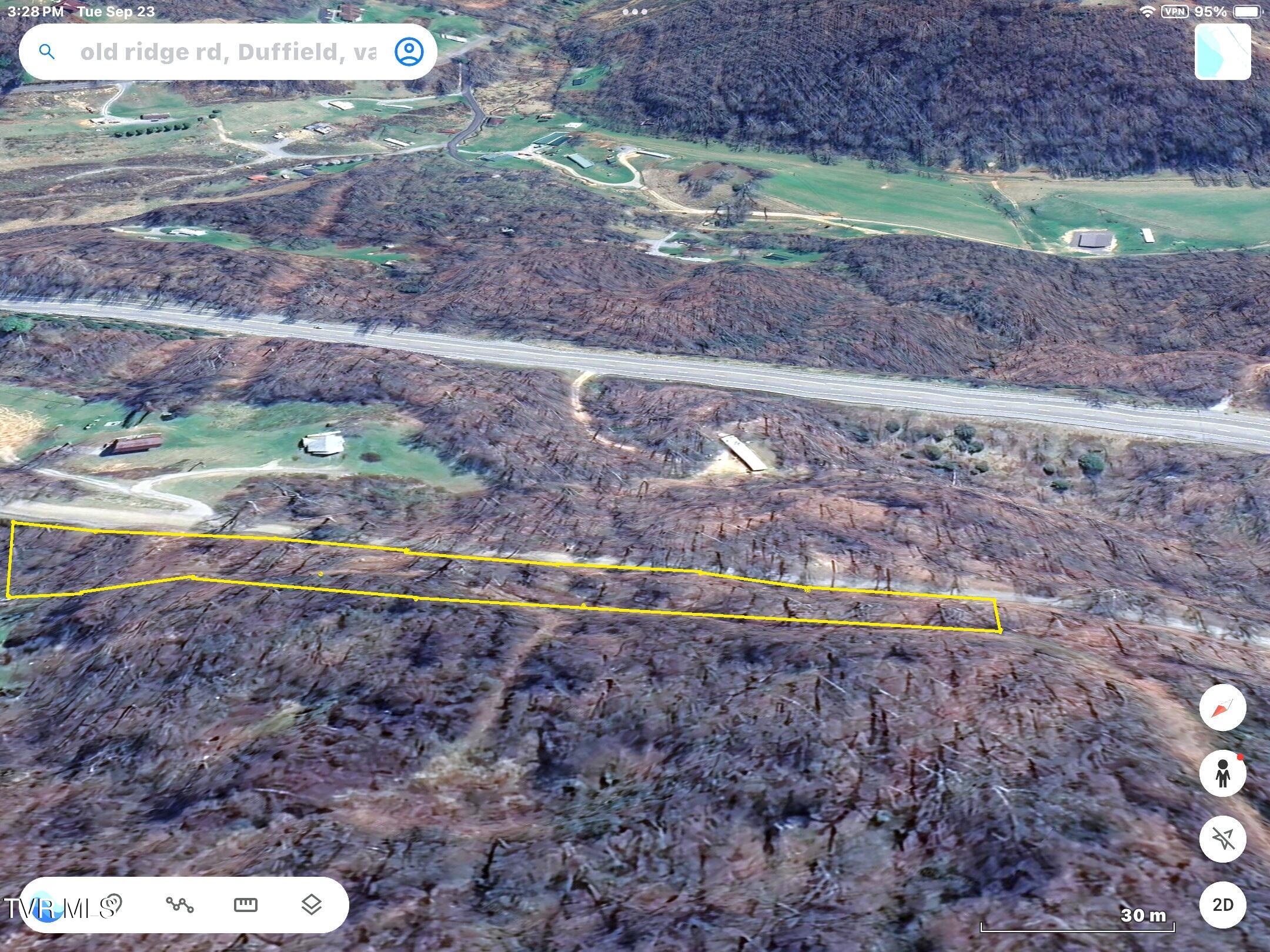 0 Old Rdg Road Pennington Gap, VA 24277 - Photo 4 of 4 VIEW TOWARD US 58 WITH APPROX BOUNDARY