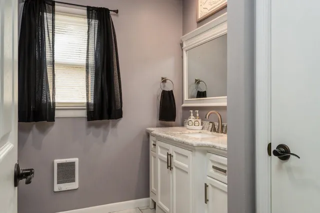 a house view with a outdoor space