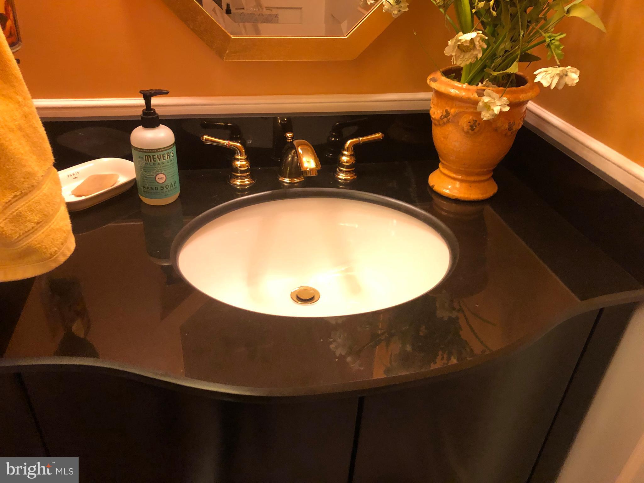 669 Dorset Street Lititz, PA 17543 - Photo 26 of 49 Powder Room with Granite Counter and Wainscoting