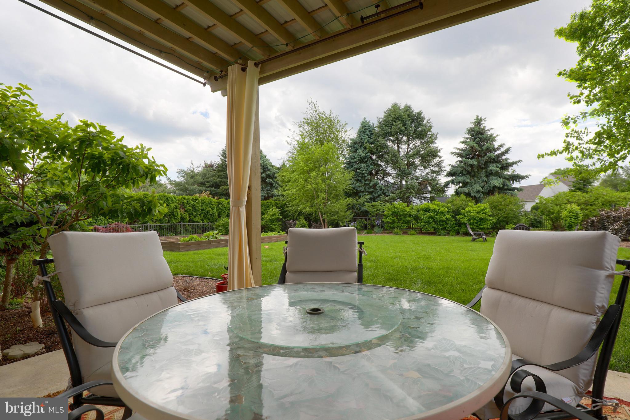669 Dorset Street Lititz, PA 17543 - Photo 45 of 49 Looking into Rear Yard from Veranda