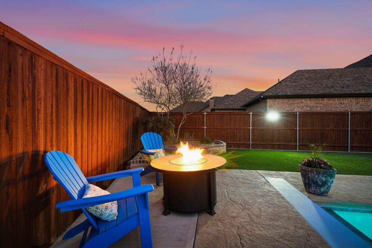 1202 North 14th Place Wolfforth, TX 79382 - Photo 74 of 75 a view of a backyard with plants and a patio