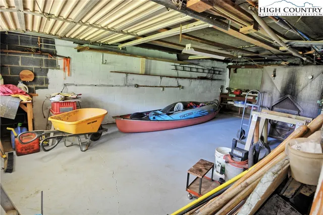 a room with storage and utility