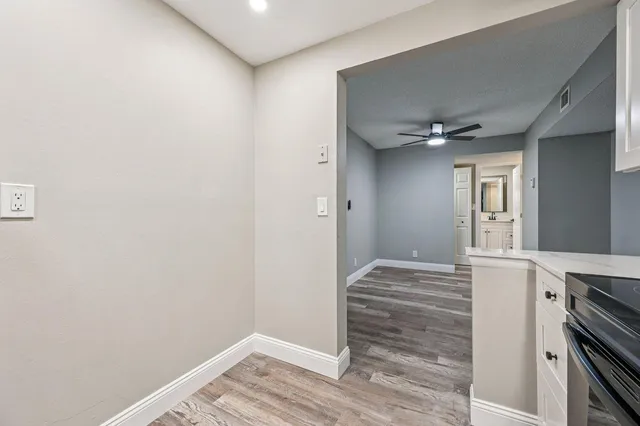 a view of an empty room