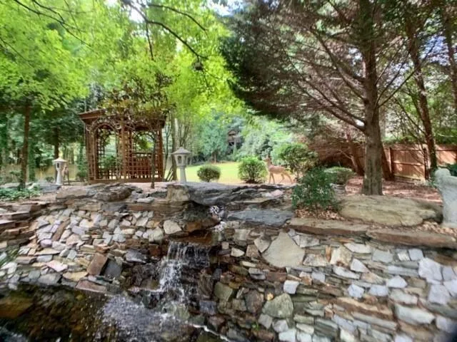 a view of outdoor space with trees