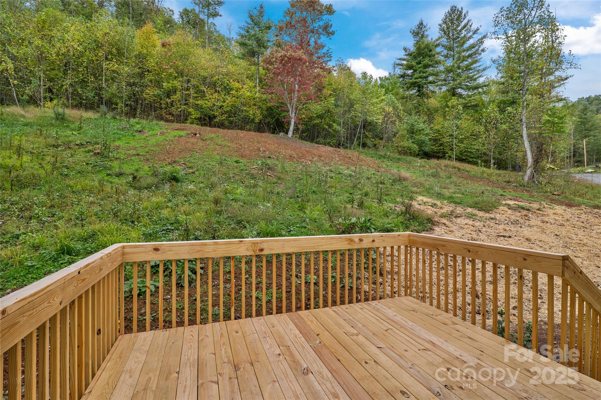 237 Hickory Nut Ridge Road, Unit 10 Burnsville, NC 28714 - Photo 35 of 42 a balcony with trees in front of it