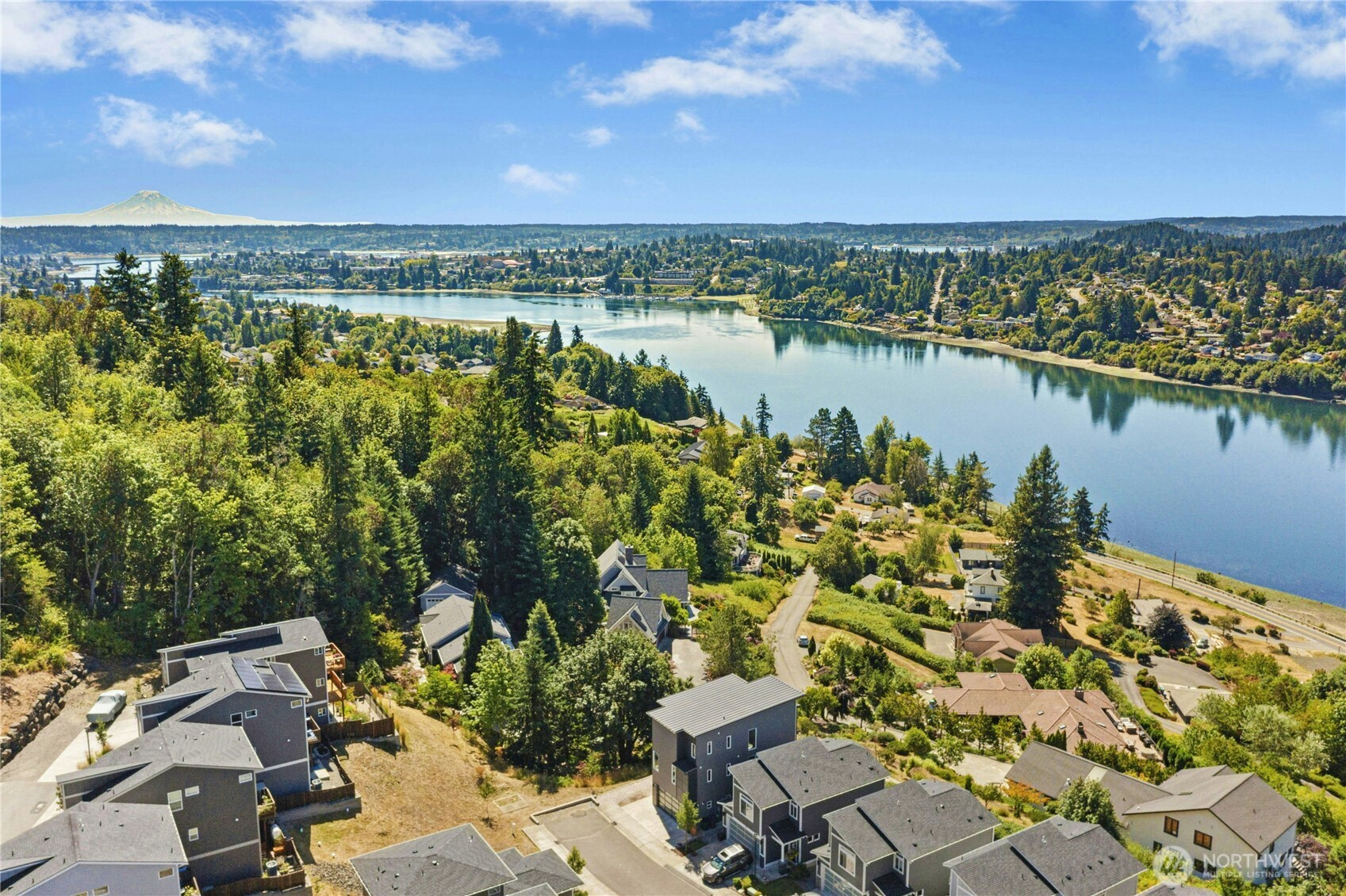 3347 Amak Lane Bremerton, WA 98310 - Photo 33 of 36 a view of a lake with a city