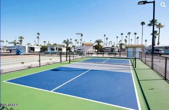 a view of a tennis court
