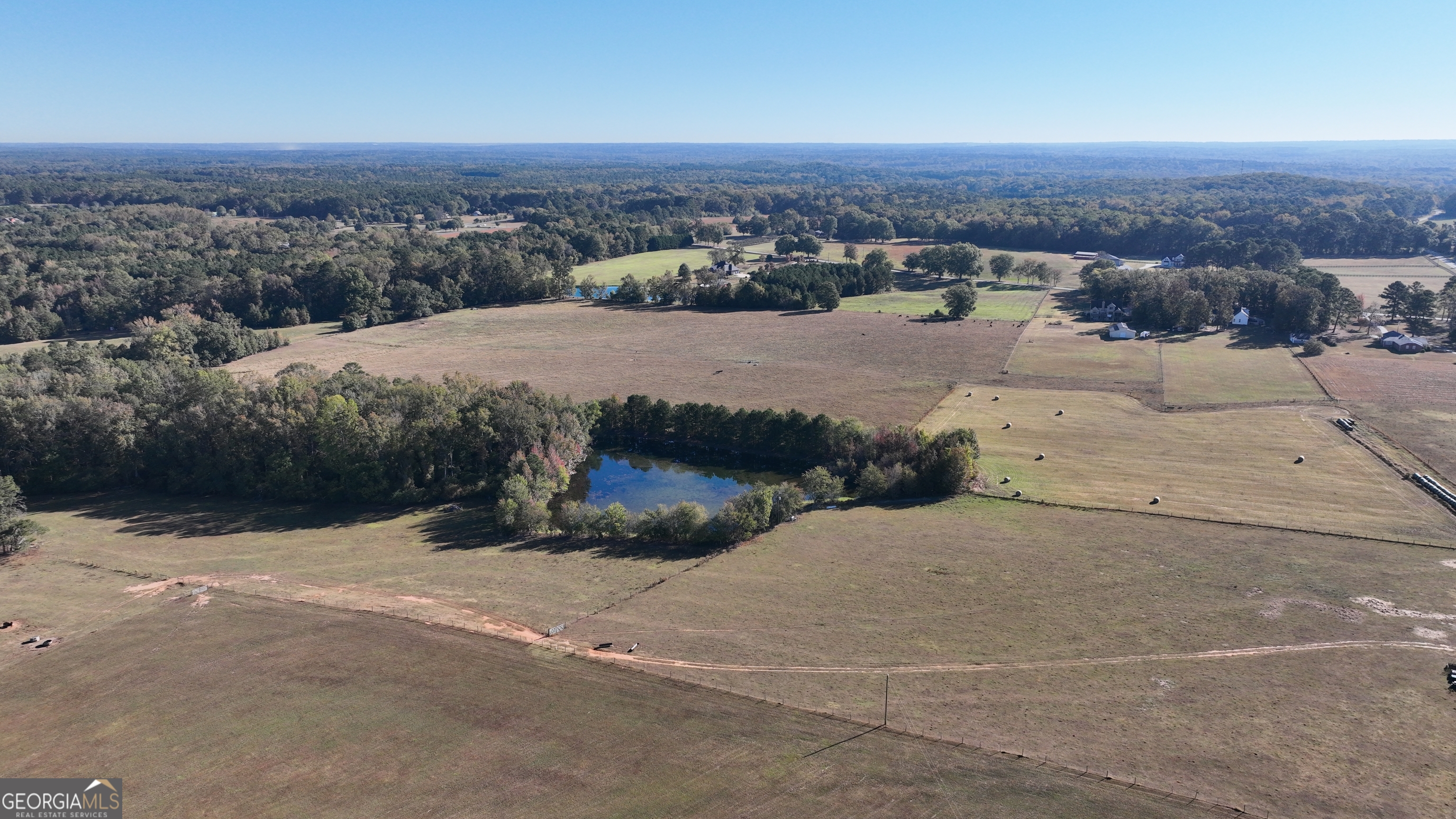 Lot 5 Mask Road Brooks, GA 30205 - Photo 12 of 13 an aerial view of a house with a yard