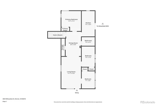 $499,900 | 4024 Milwaukee Street, Denver, CO 80216