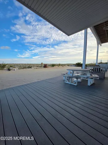 a view of ocean from a balcony