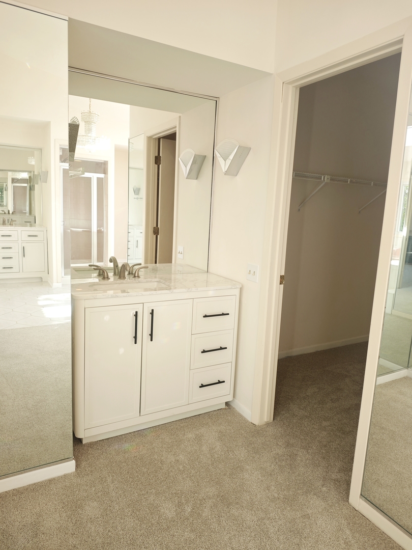 3820 Kiess Drive Glenview, IL 60026 - Photo 23 of 44 wooden floor in a en suite bathroom