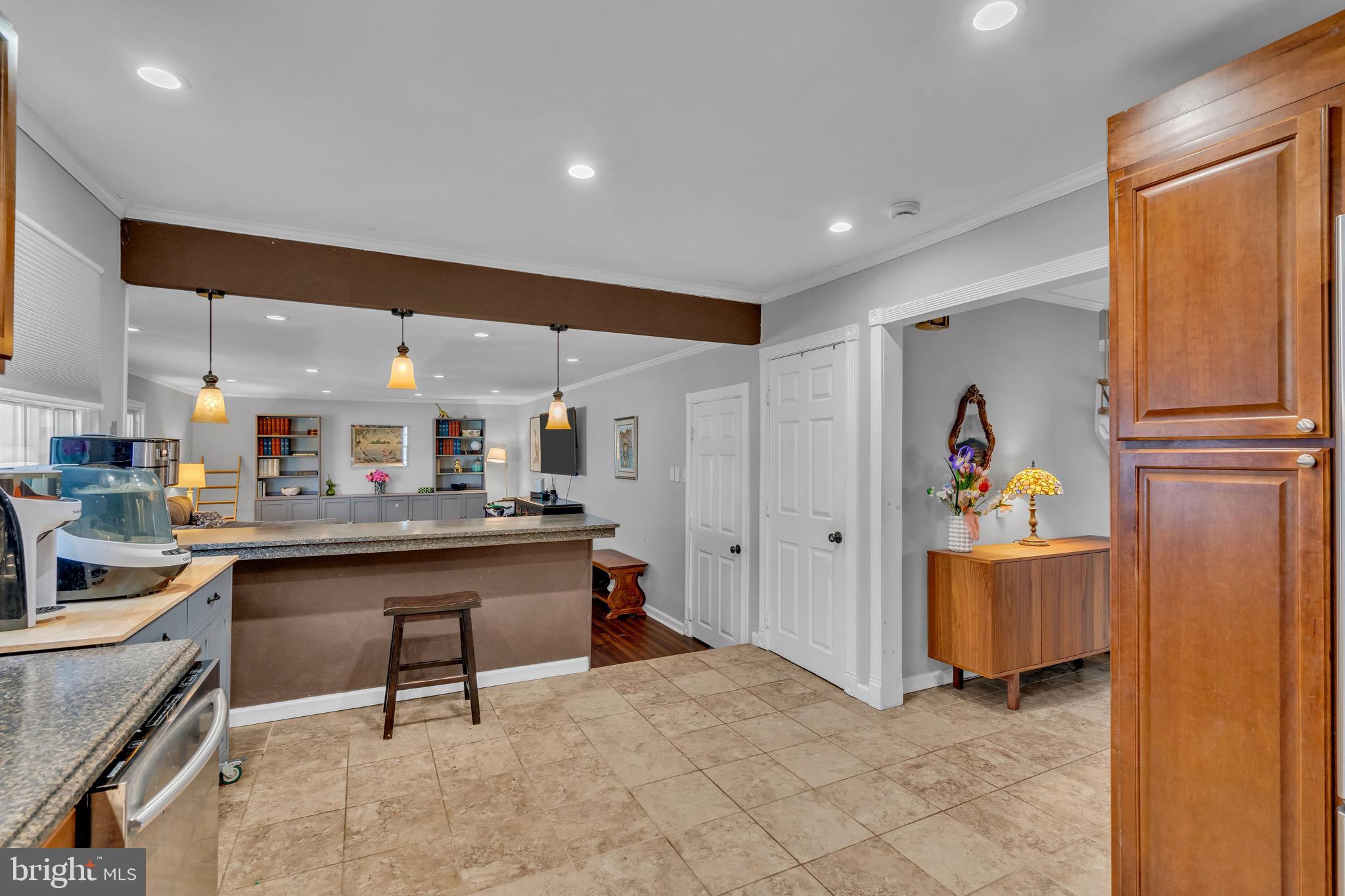 608 Arlington Road Fairless Hills, PA 19030 - Photo 10 of 23 Kitchen and Seating peninsula