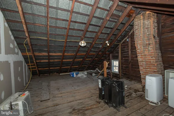 a view of storage and utility room